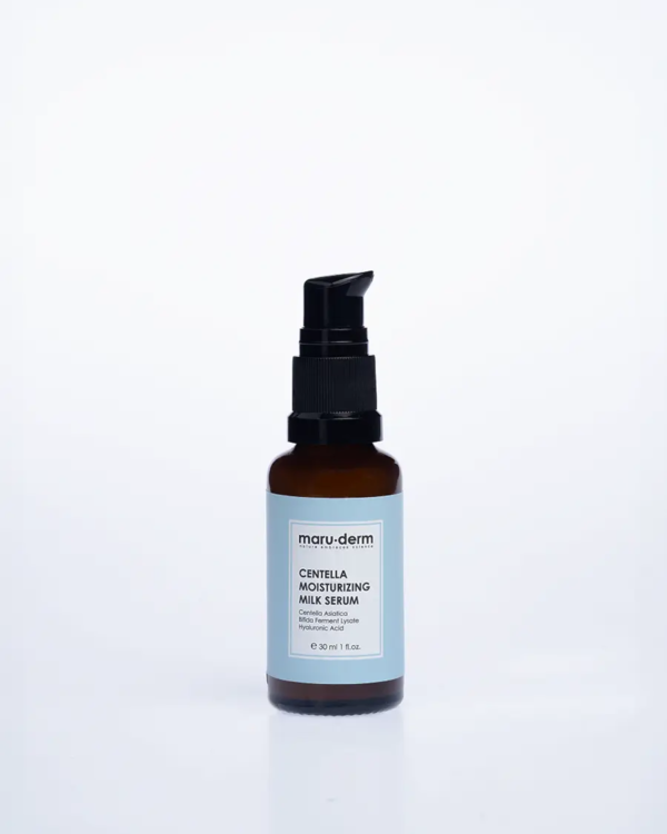 Nawilżające mleczne serum z wąkrotką azjatycką do twarzy, 30 ml